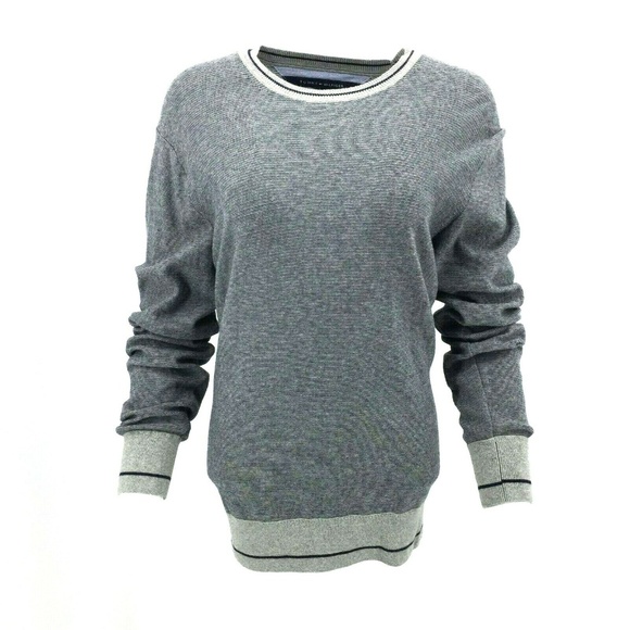 Tommy Hilfiger Sweaters - Tommy Hilfiger Lightweight Sweater Sz Large Gray